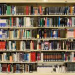 Books on a bookshelf