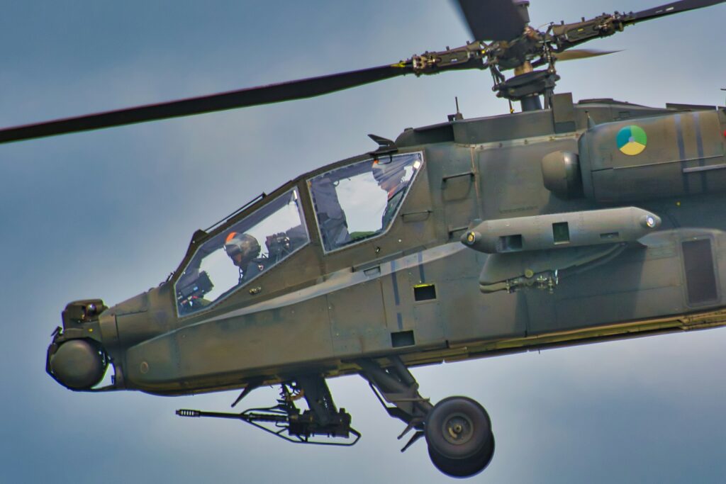 An army helicopter