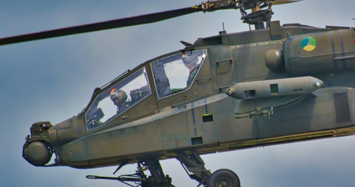 An army helicopter