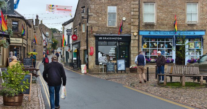 A typical British high street