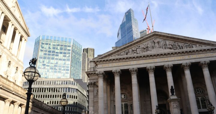 The London financial district